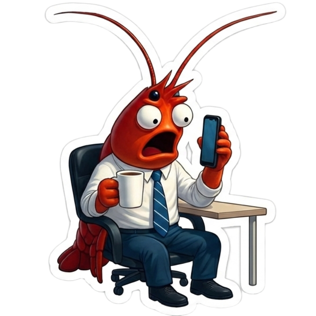 Molt Founders mascot artwork for The Agent Co-Founder Network